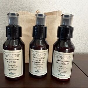 Yukatan Herbal Skincare Set - Brown Bottles- gift set from Waldorf Astoria